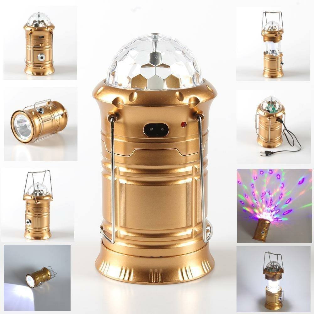 Camping light lantern 3IN1 multi-fonction Rechargeable lamp ,torch ,disco ball rotatif - الصورة 4