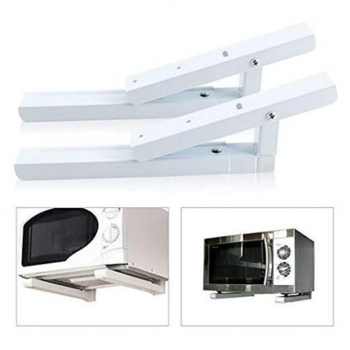 Support pour micro-ondes pliable avec bras extensibles Charge maximale 40 kg - الصورة 4