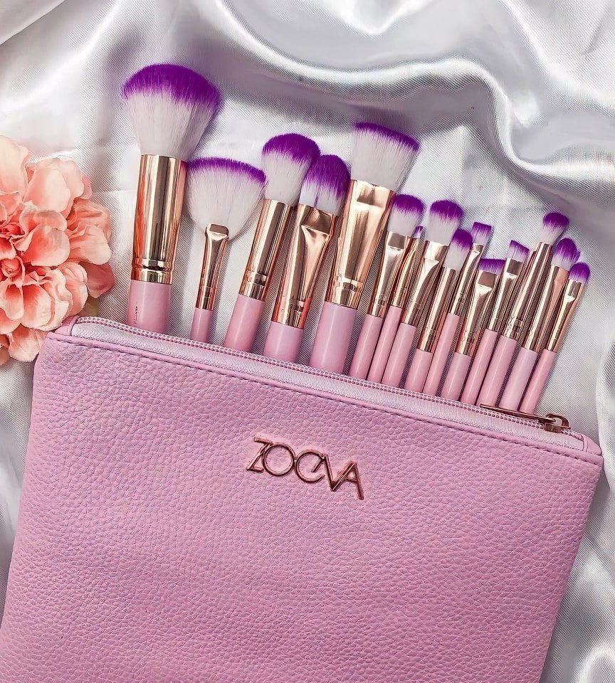 Pack Spécial Organisateur de maquillage + Trousse de 15 Pinceaux zoeva professionnels - الصورة 4