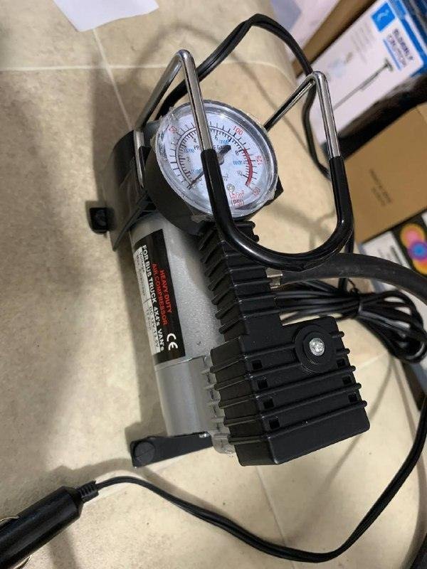 Air Compresseur et Gonfleur de pneu DC 12V prise allume ci-gare - الصورة 2