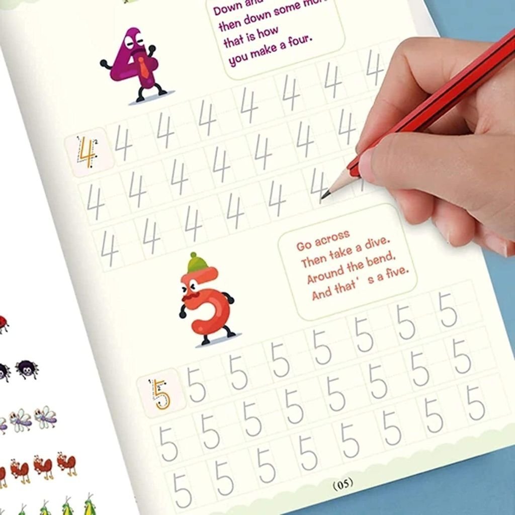 Cahier de Pratique (Ensemble de 4 Livres + 10 Recharges) – كراس التدريب مجموعة من 4 كتب + 10 عبوات حبر ANGLAIS - الصورة 6