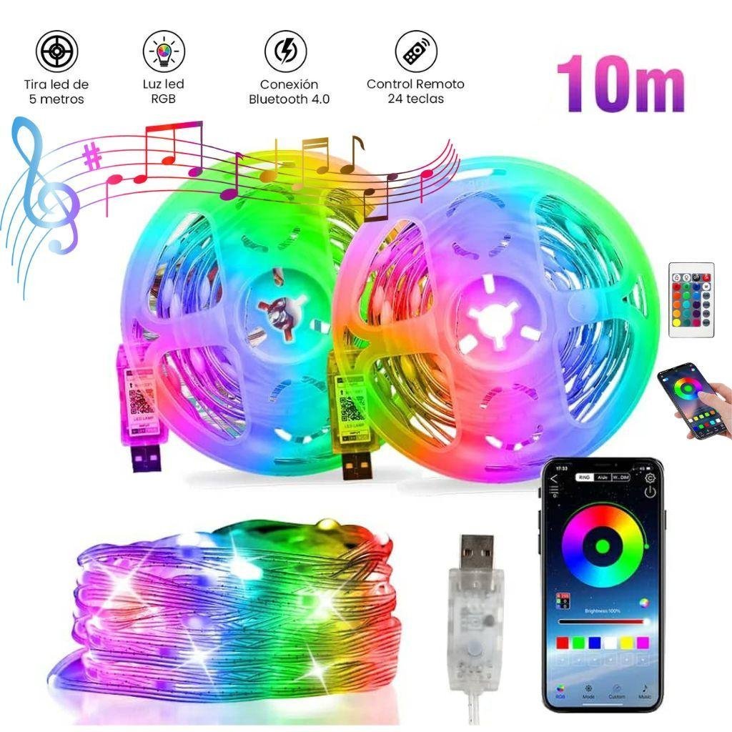 App Smart LED RGB 10m Bluetooth/Musique Contrôle IP 65 étanche - الصورة 5