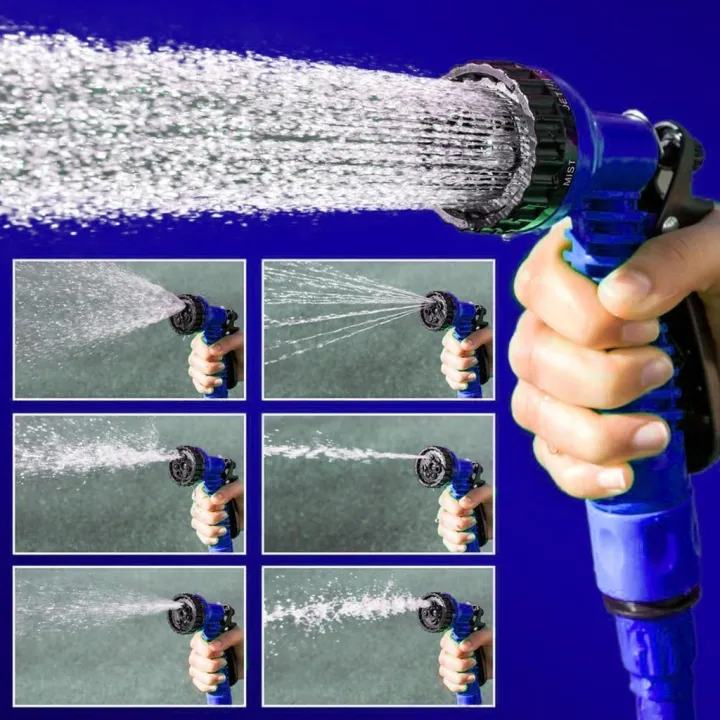 Magic hose Tuyau Arrosage Extensible et flexible 22.5M avec Pistolet à eau 7 jets - الصورة 4