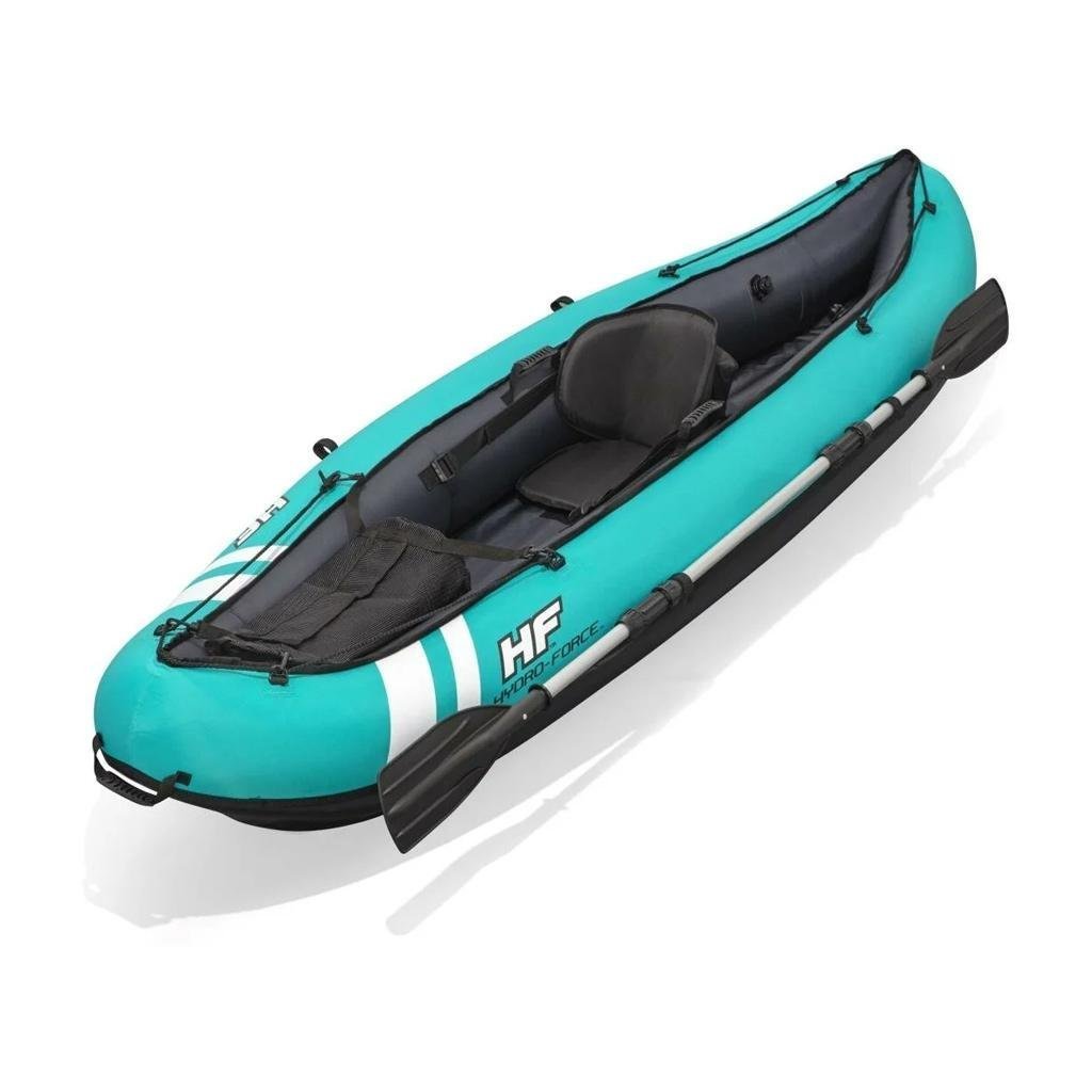 Hydro-Force Kayak Ventura Canoë Pompe+Rame Et Siège 130kg Bestway-65118 - الصورة 2