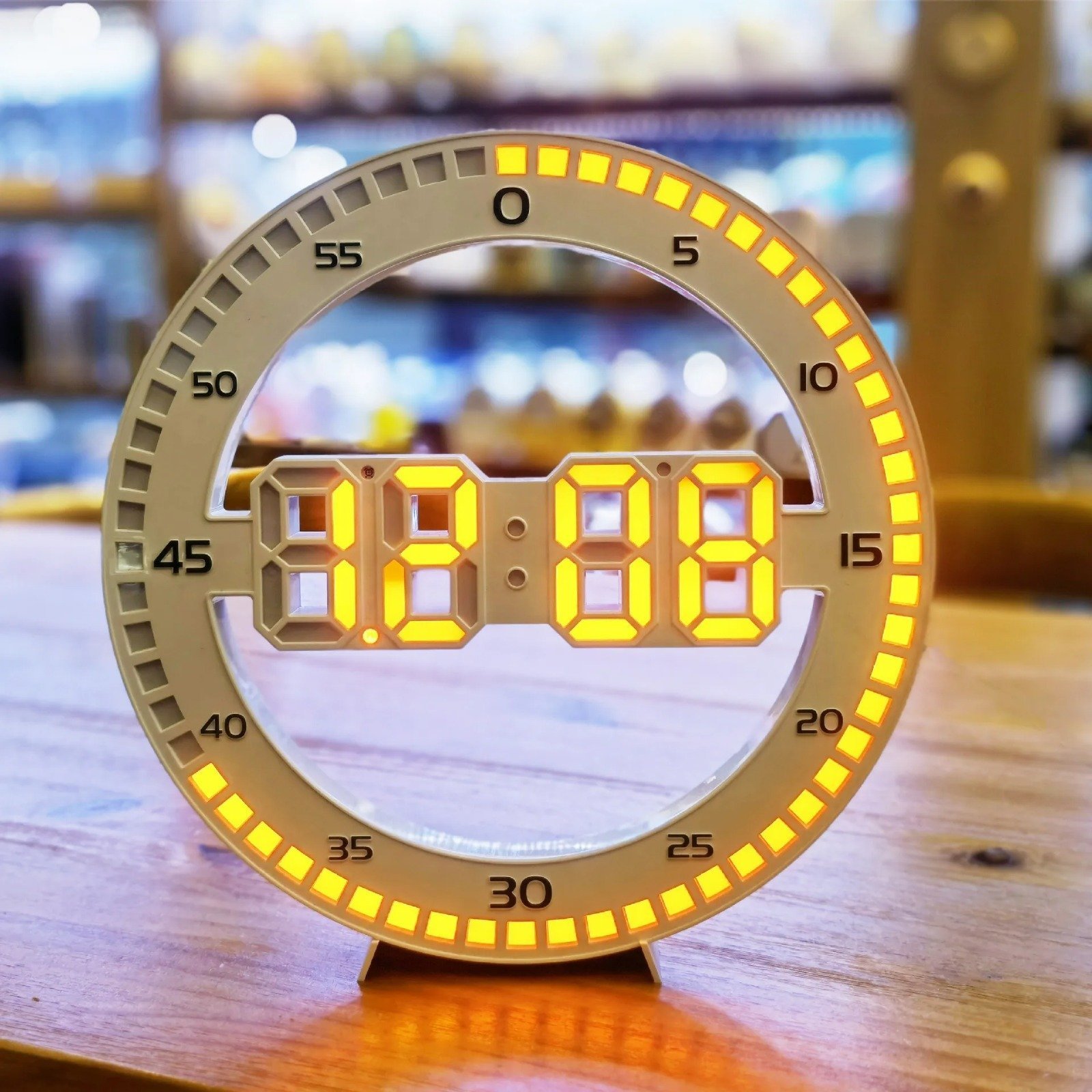 Horloge murale numérique 3D