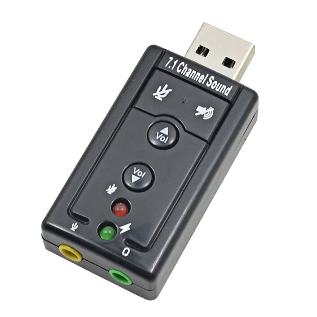 Adaptateur De Carte Son USB À 3D Audio Virtual 7,1 Channel - الصورة 4