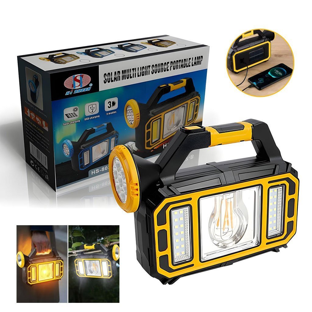 Lampe Solaire Portable Multifonctionnelle HS-8036-7