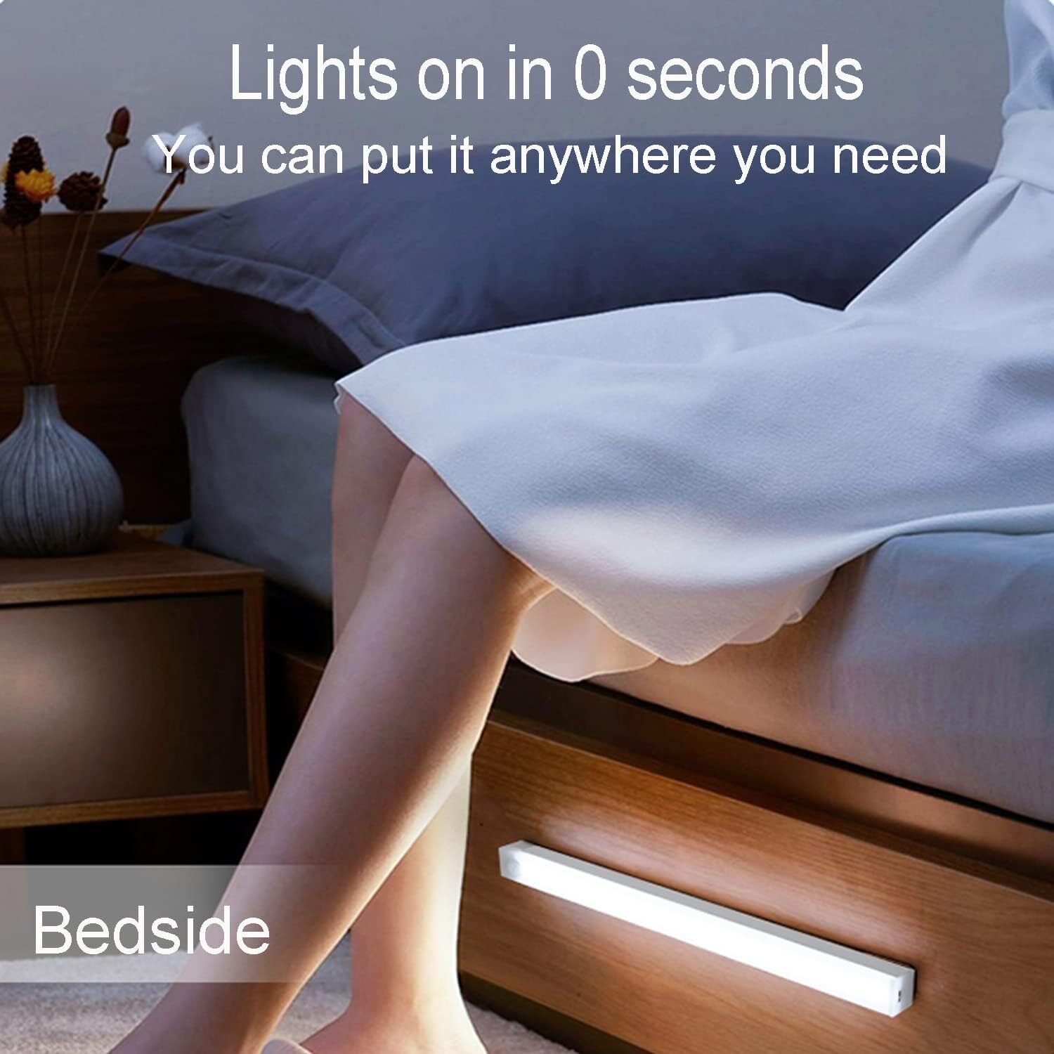 Lampe de Placard avec Detecteur de Mouvement Rechargeable et sans Fil