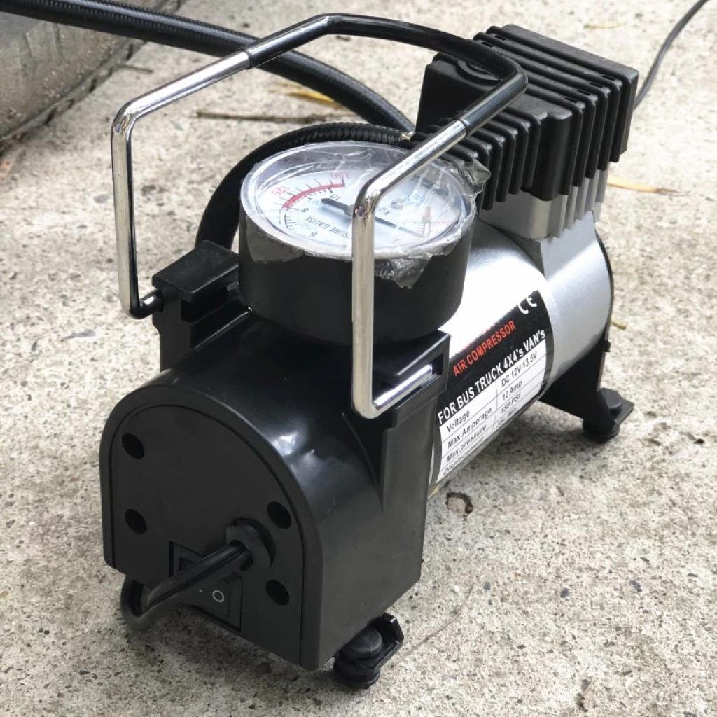 Air Compresseur et Gonfleur de pneu DC 12V prise allume ci-gare - الصورة 5