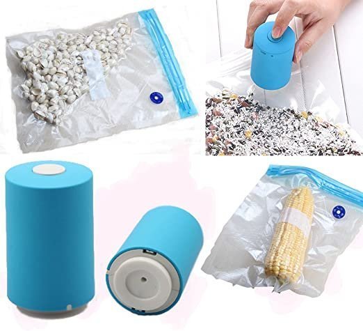 جهاز تفريغ وشفط الهواء من أكياس حفظ الطعام-Always Fresh Machine De Scellage Portable Avec 5 Sacs - الصورة 3