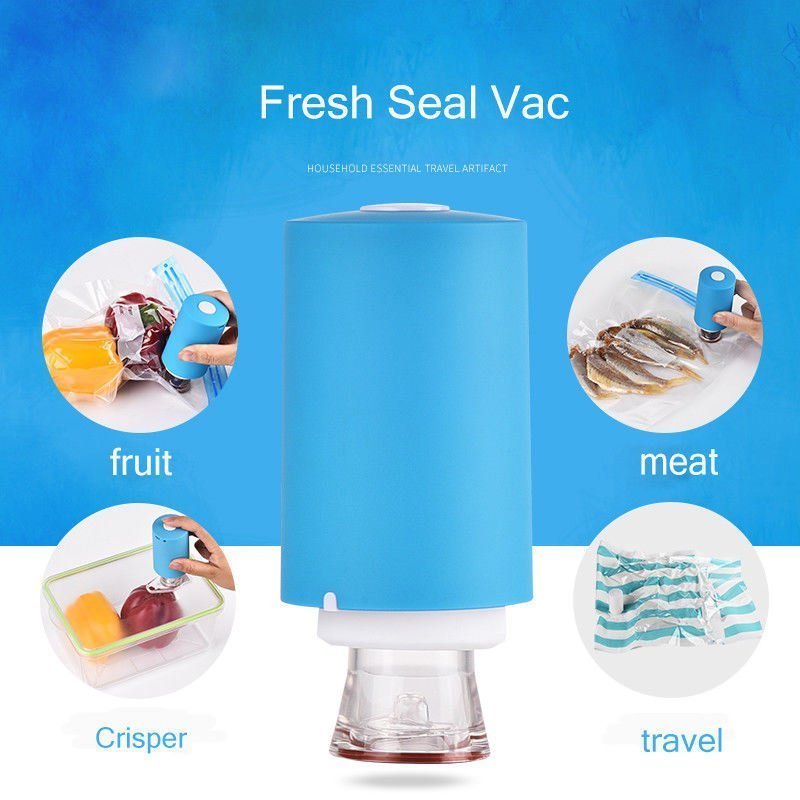 جهاز تفريغ وشفط الهواء من أكياس حفظ الطعام-Always Fresh Machine De Scellage Portable Avec 5 Sacs - الصورة 2