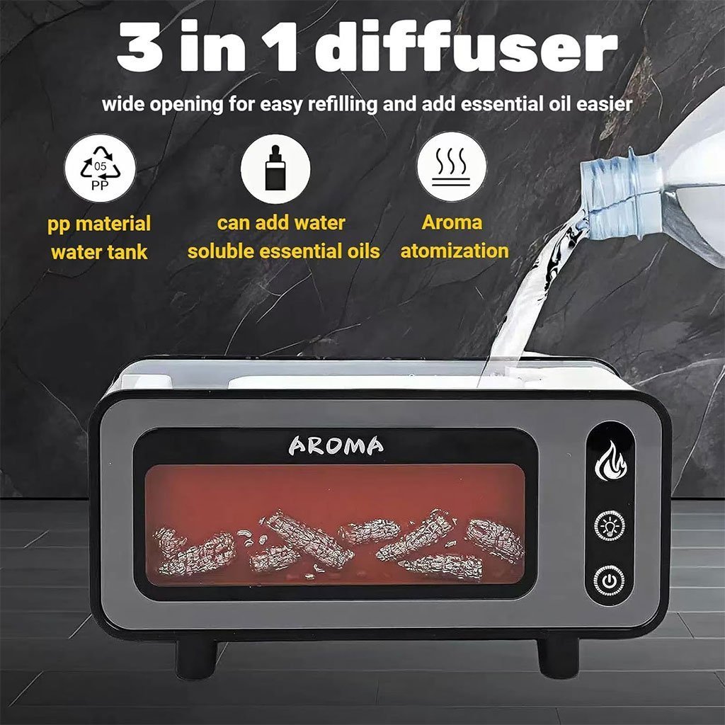 Diffuseur d’huiles essentielles et humidificateur à flamme - الصورة 7