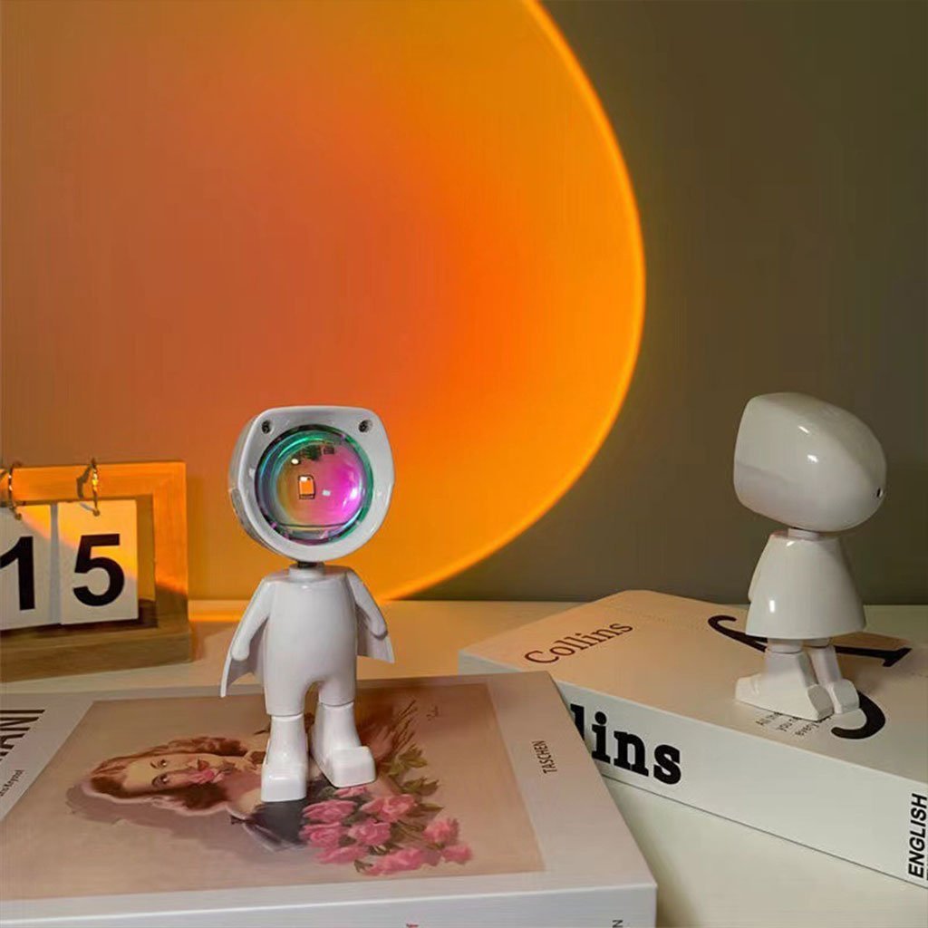 Astronaute Lampe de coucher de soleil pour chambre et décoration intérieure - الصورة 3