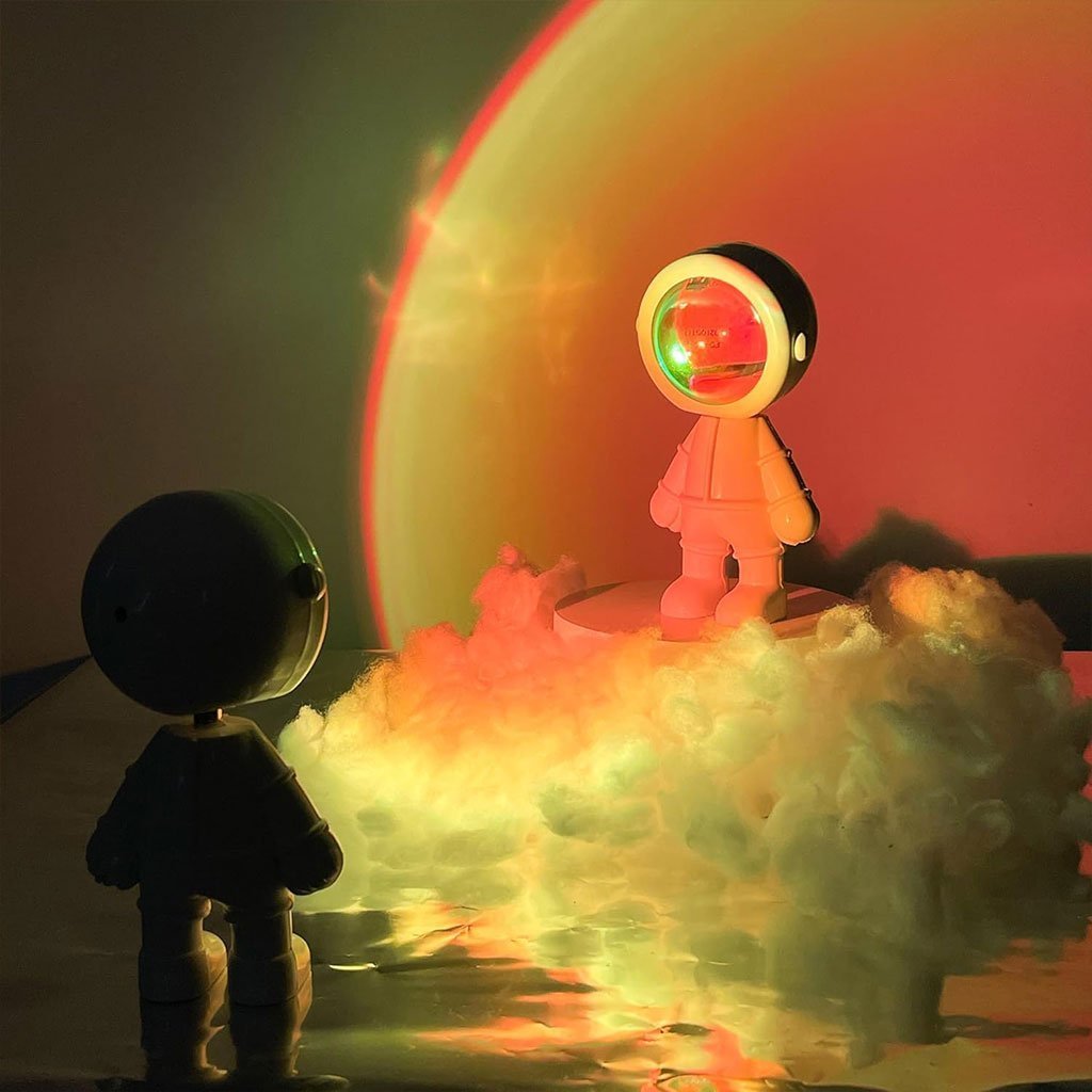 Astronaute Lampe de coucher de soleil pour chambre et décoration intérieure - الصورة 2