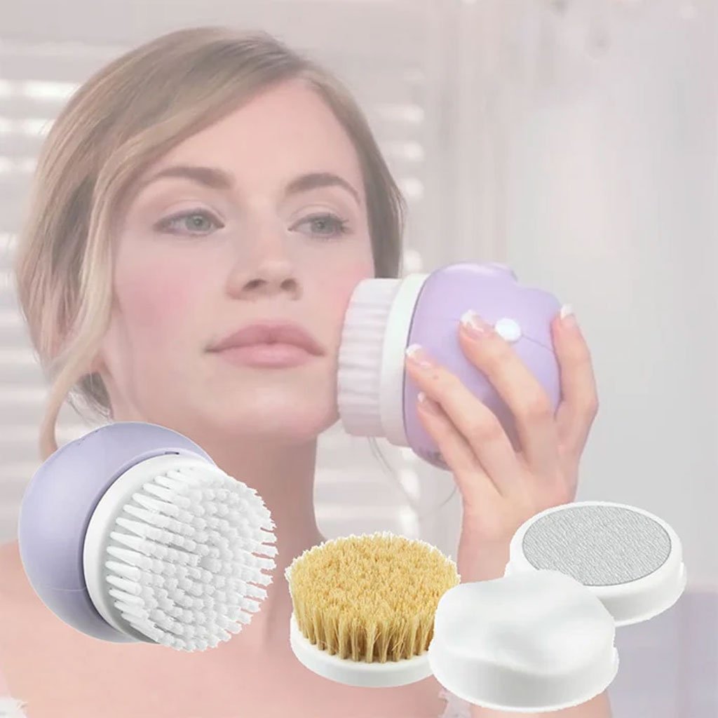 Ensemble de brosses pour soins corporels complets 4 en 1 - الصورة 4