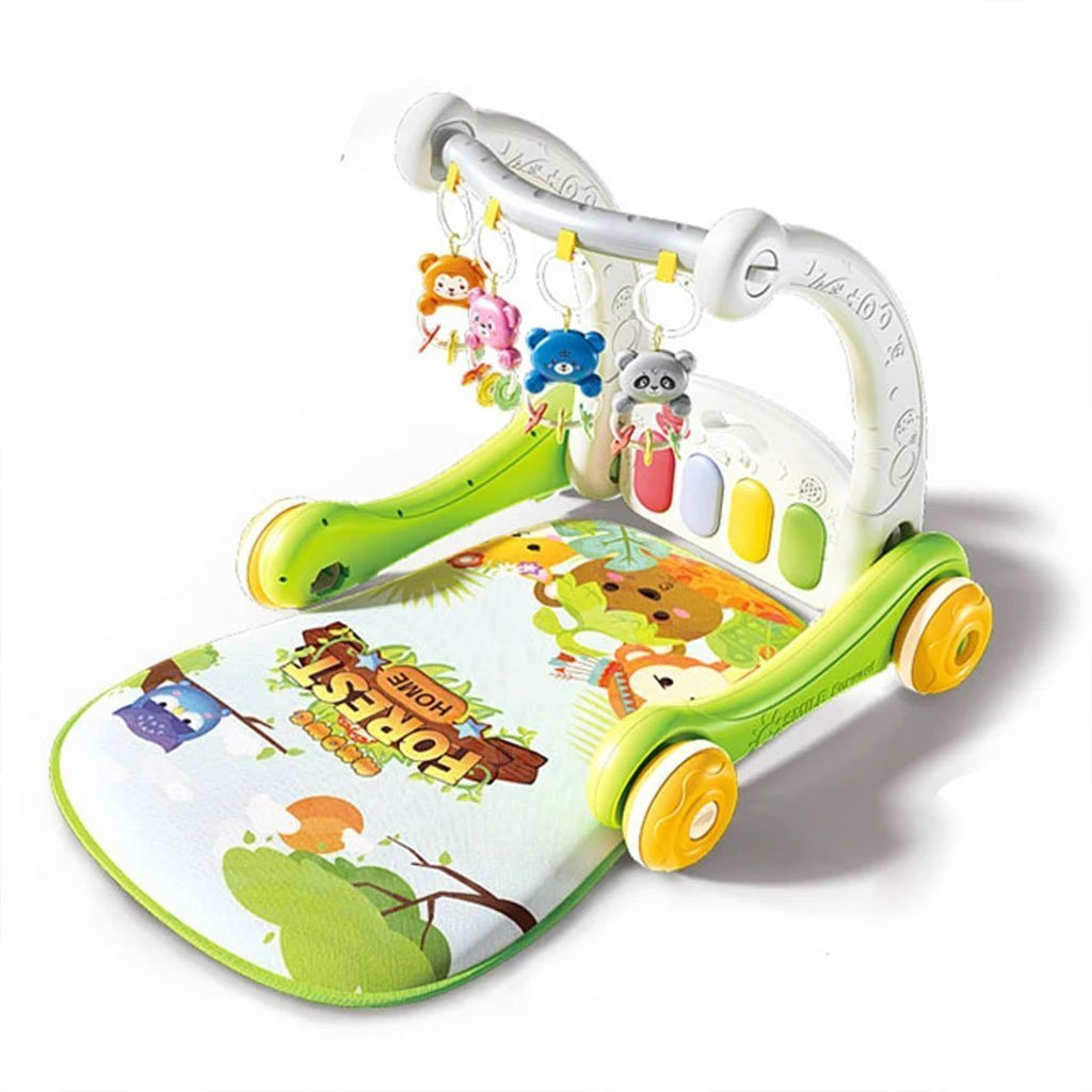 Tapis de marche 2 en 1 pour enfants avec jouets pour bébés – بساط ألعاب ومشاية للأطفال - الصورة 3