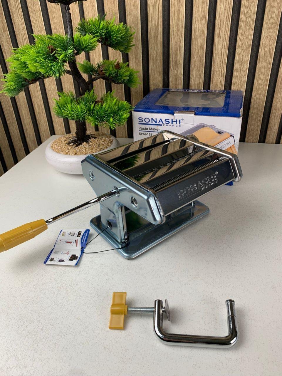 Machine À Pâtes et Nouilles Manuelle 3en1 Sonashi SPM-151 – ماكينة تحضير العجائن - الصورة 2