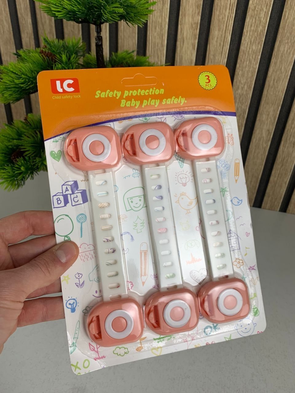 Pack de 3 verrous de sécurité enfant pour électroménager et tiroirs – طقم قفل حماية للأطفال - الصورة 3
