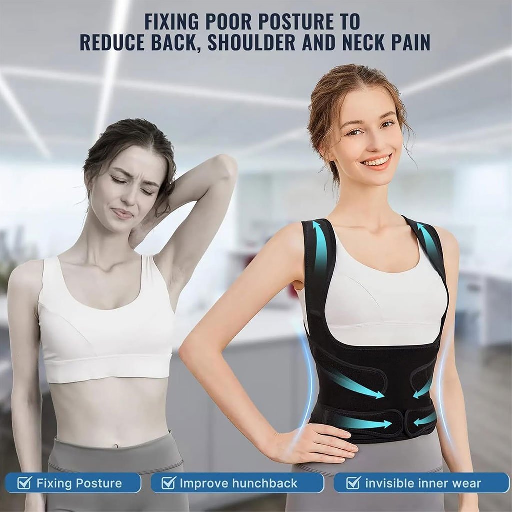 Support Dorsal Respirant et Réglable pour la Correction de la Posture – حزام شد الظهر - الصورة 7