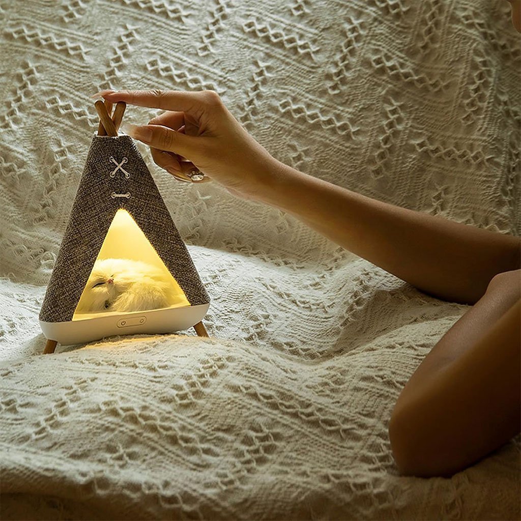Veilleuse et Haut Parleur design en forme de tente – مكبر صوت على شكل خيمة - الصورة 5