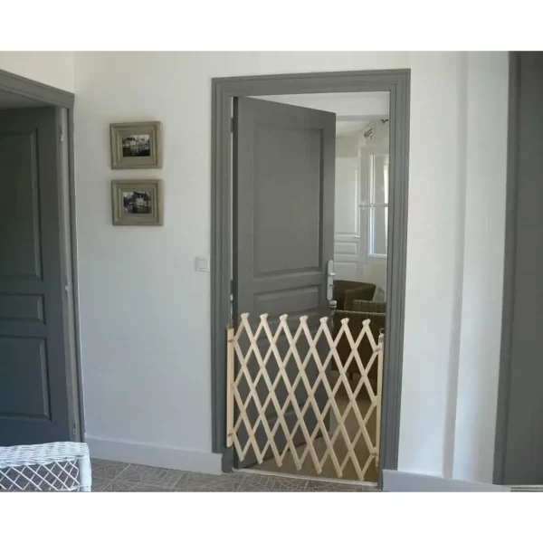 Barrière de sécurité pliable en bois pour Enfant - حاجز حماية للأطفال متعدد الإستعمالات - الصورة 2