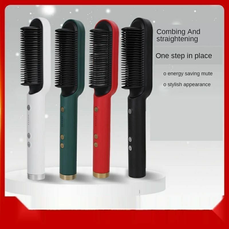 Brosse à cheveux chauffante en céramique 6 niveaux de chaleur 360° – Lisseur HQT-909B - الصورة 2