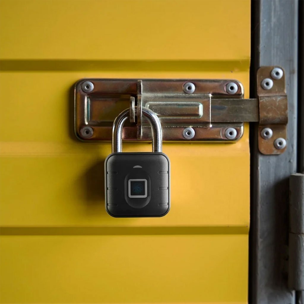 Cadenas à Empreintes Digitales étanche, Serrure Biométrique En Métal Sans Clé - الصورة 6