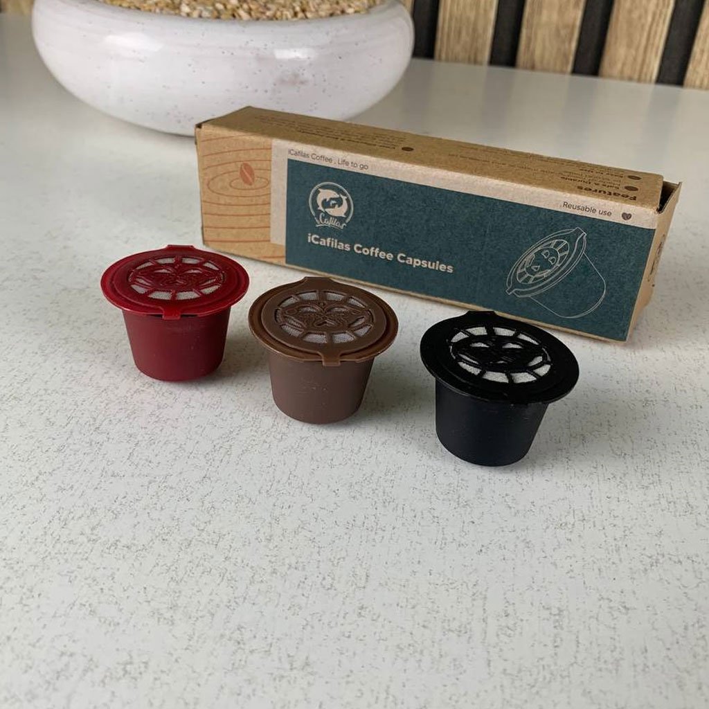 Pack 3Pcs Capsules Réutilisables Pour Machine À Café Nespresso – كبسولات قهوة قابلة لإعادة الملء - الصورة 3