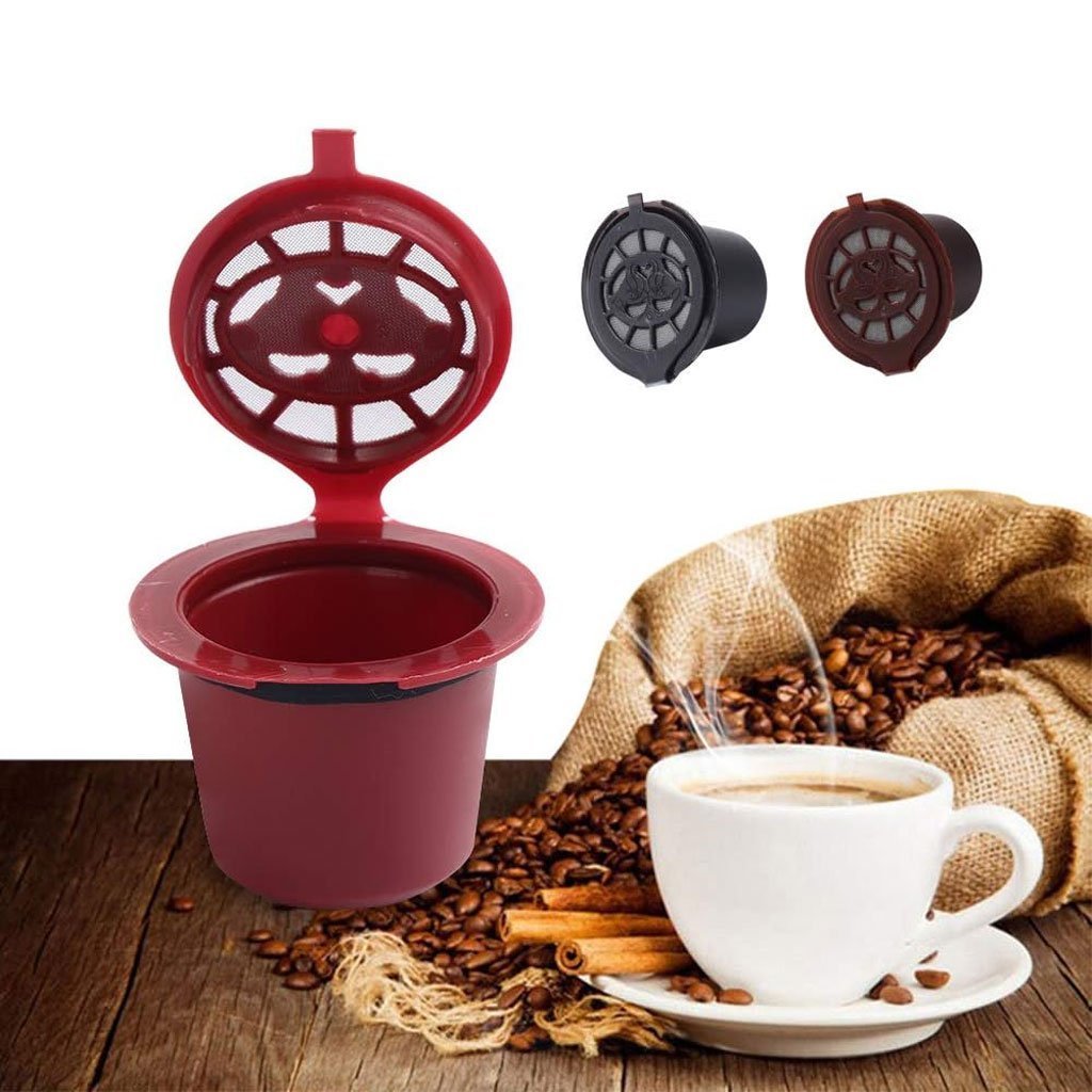 Pack 3Pcs Capsules Réutilisables Pour Machine À Café Nespresso – كبسولات قهوة قابلة لإعادة الملء - الصورة 4