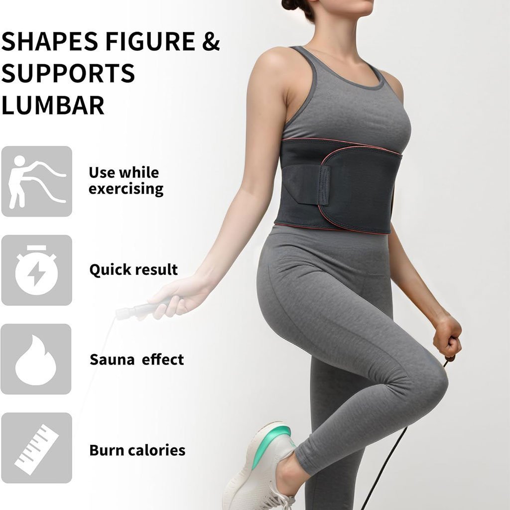 Ceinture de sudation pour Homme et Femme avec Poche Extérieure – حزام تنحيف - الصورة 4