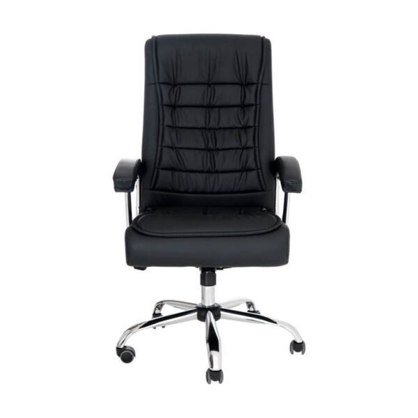Chaise de Bureau Présidentiel LUXE avec base pivotante et ressorts ensachés – كرسي مكتب مريح وجودة عالية - الصورة 4