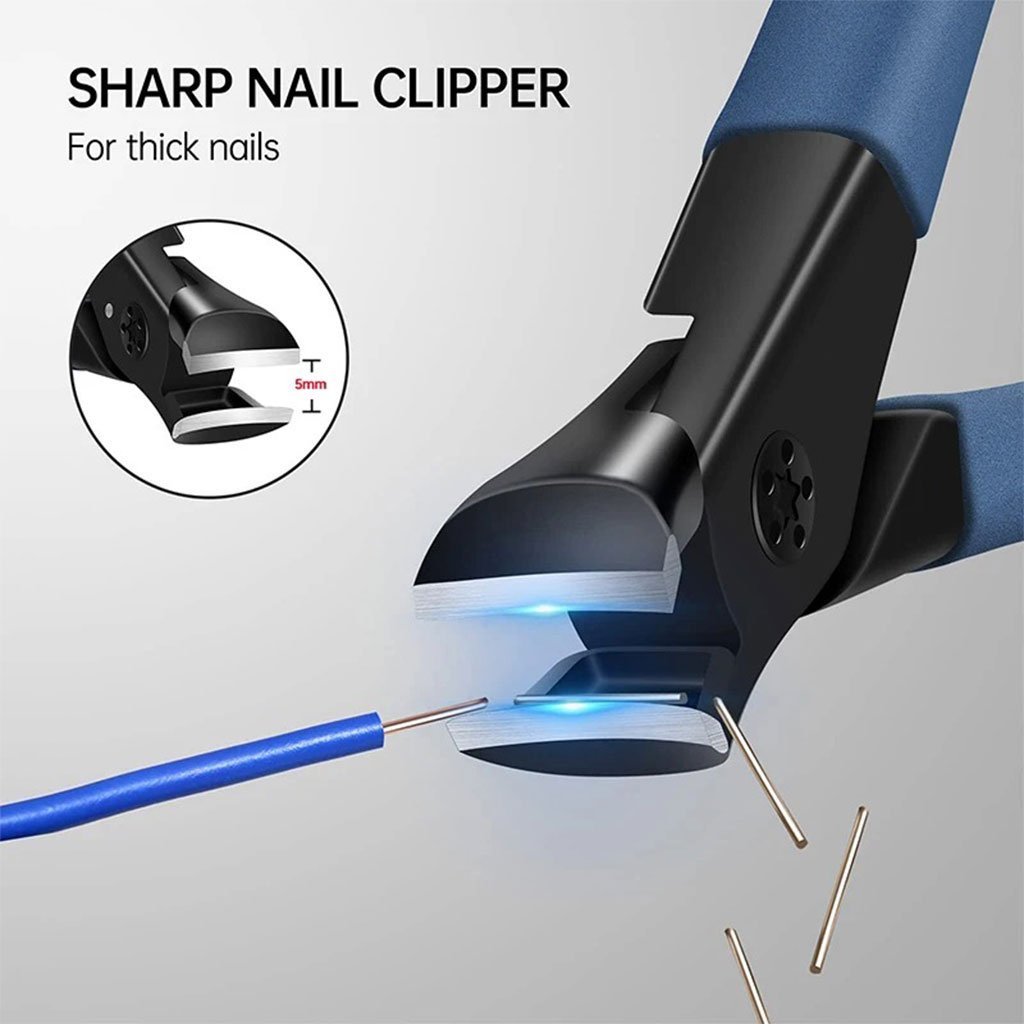 Coupe-ongles courbés en acier inoxydable pour ongles épais – مقص أظافر بتصميم منحني للأظافر السميكة - الصورة 5