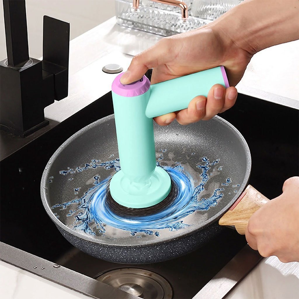 Brosse de Nettoyage Électrique Sans Fil 7en1 – فرشات تنظيف متعددة الرؤوس - الصورة 6
