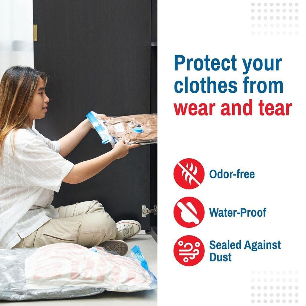 Pack de 5 Sacs Sous-Vide refermables et réutilisables + Pompe Inclus – طقم أكياس ضغط الهواء - الصورة 4