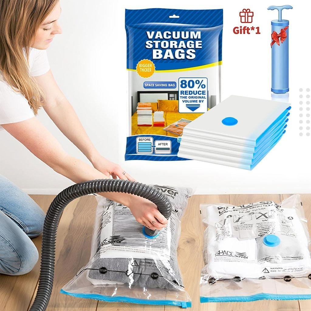 Pack de 5 Sacs Sous-Vide refermables et réutilisables + Pompe Inclus – طقم أكياس ضغط الهواء - الصورة 2