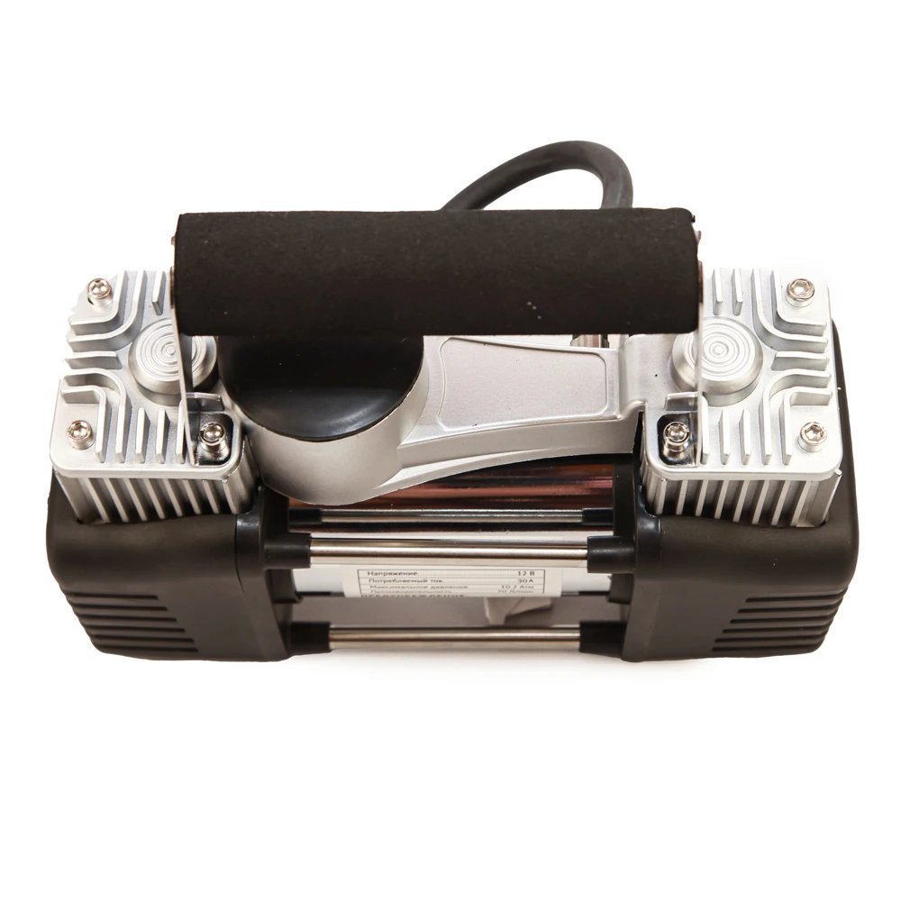Compresseur automobile à double piston, 70 L/min, tuyau de 3 mètres, 12 V - الصورة 3