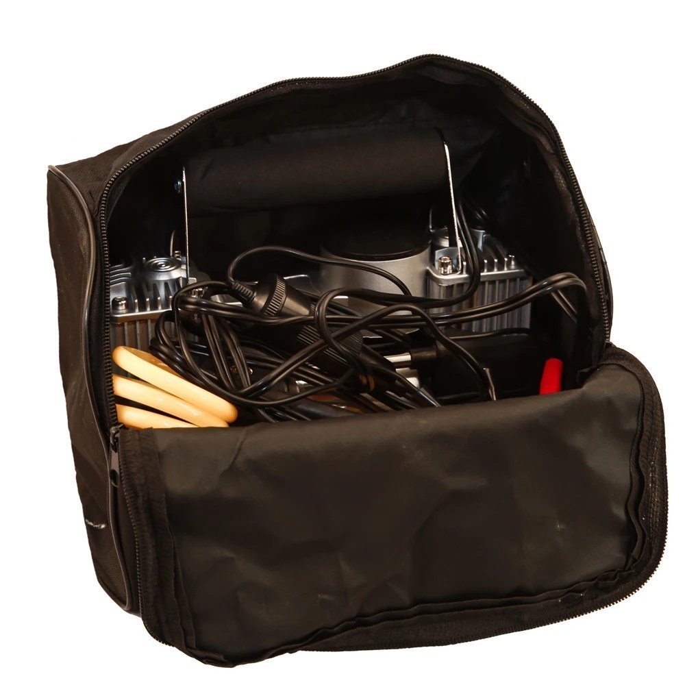 Compresseur automobile à double piston, 70 L/min, tuyau de 3 mètres, 12 V - الصورة 4