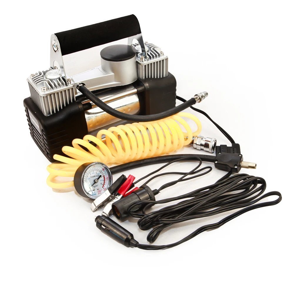 Compresseur automobile à double piston, 70 L/min, tuyau de 3 mètres, 12 V - الصورة 5