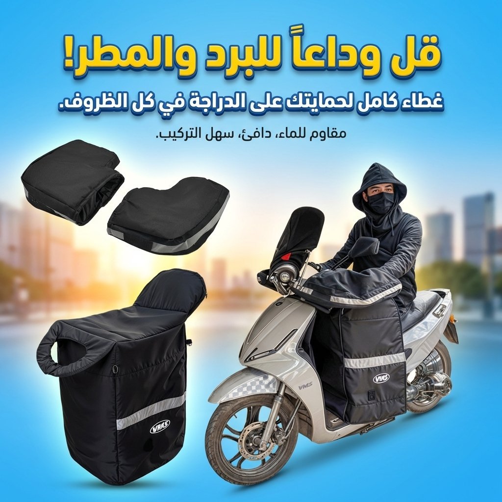 Kit de Protection Coupe-Vent pour Vespa 3PCS - طقم الدراجة النارية
