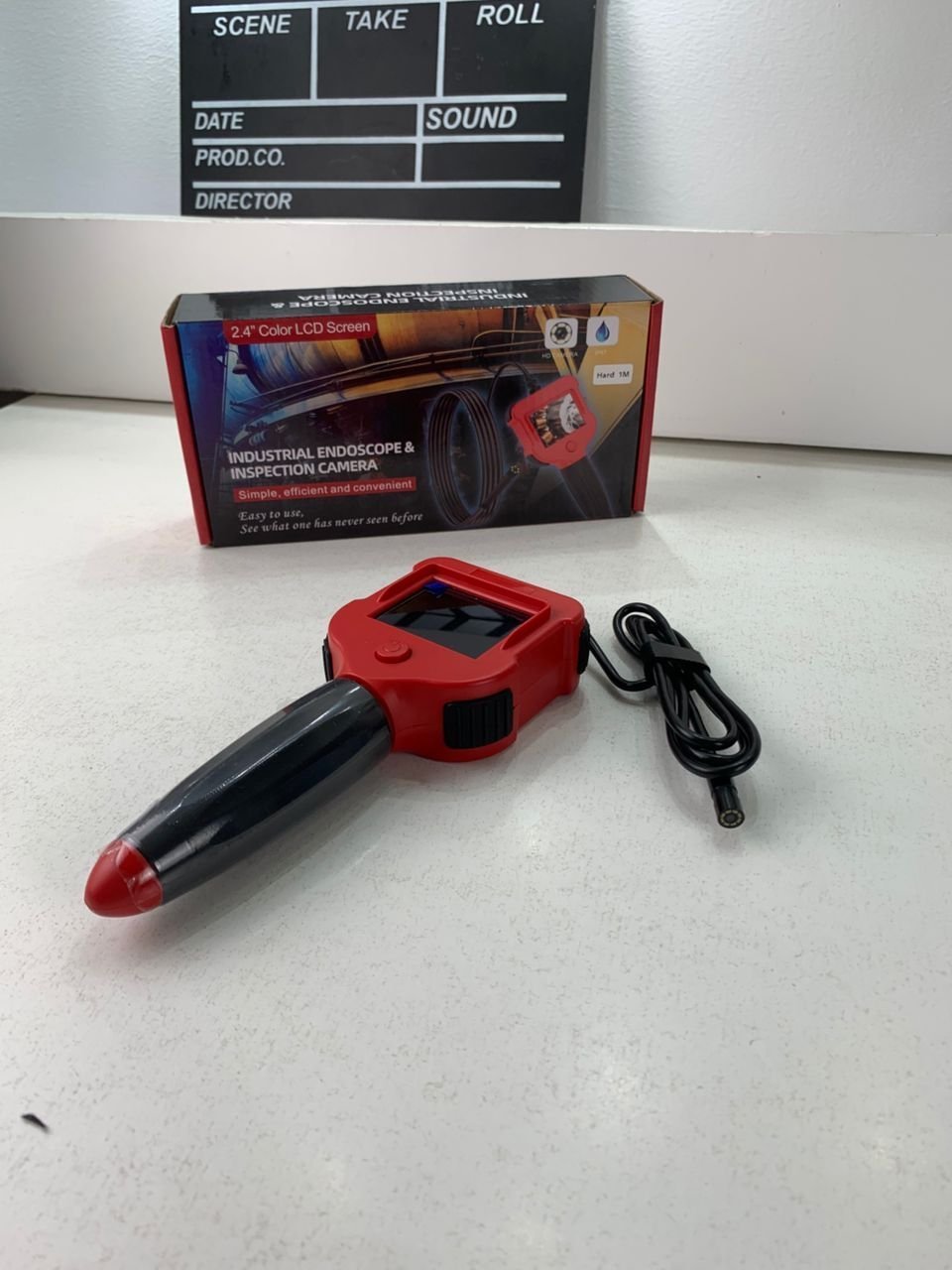 Caméra d’inspection endoscope industrielle avec écran LCD – كاميرة للأمكان الضيقة مع شاشة - الصورة 4