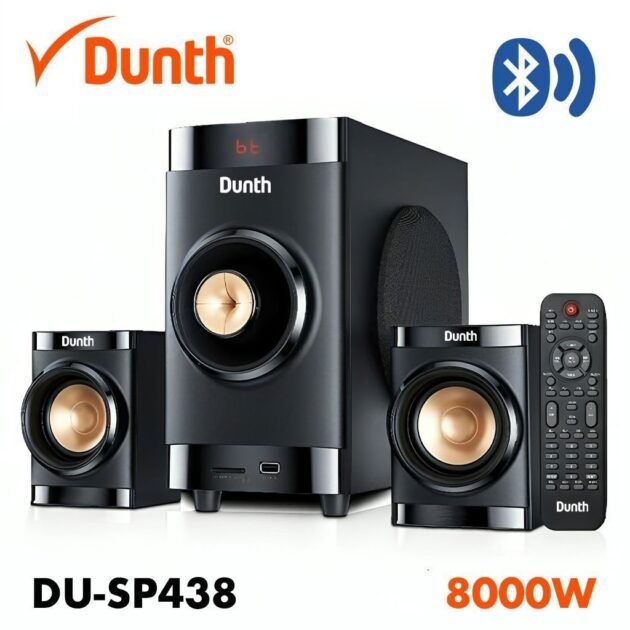 مكبر صوت الوسائط 2.1 مزود بتقنية بلوتوث/AUX/USB/راديو