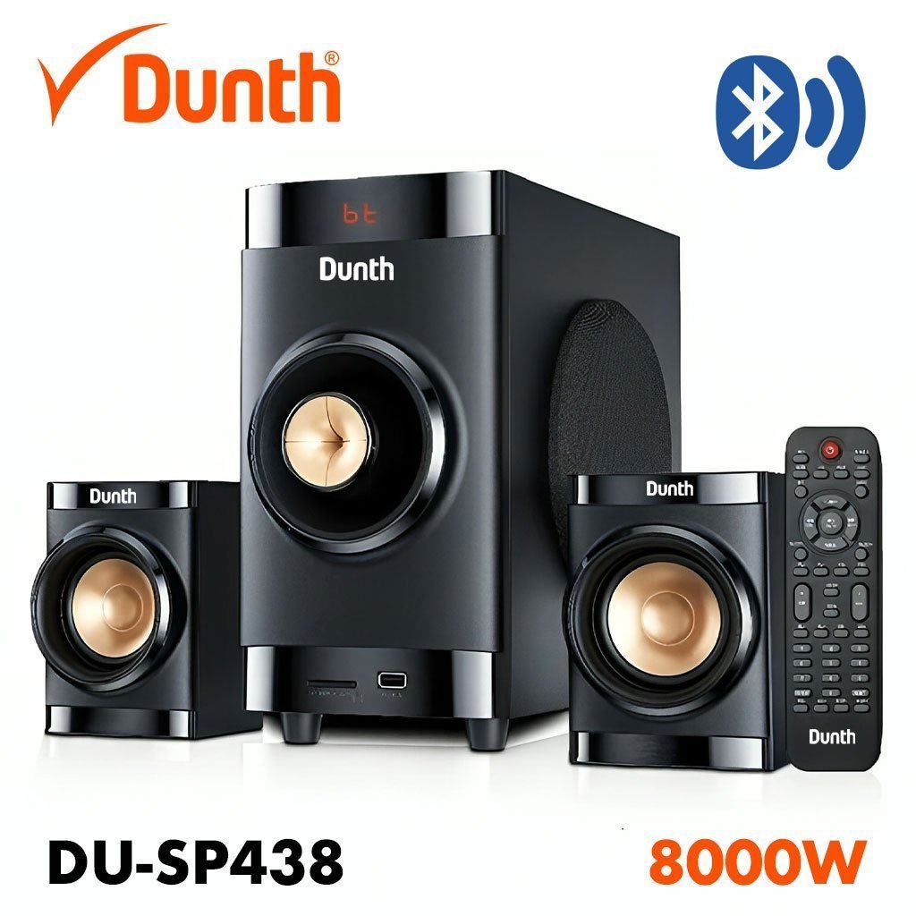 مكبر صوت الوسائط 2.1 مزود بتقنية بلوتوث/AUX/USB/راديو