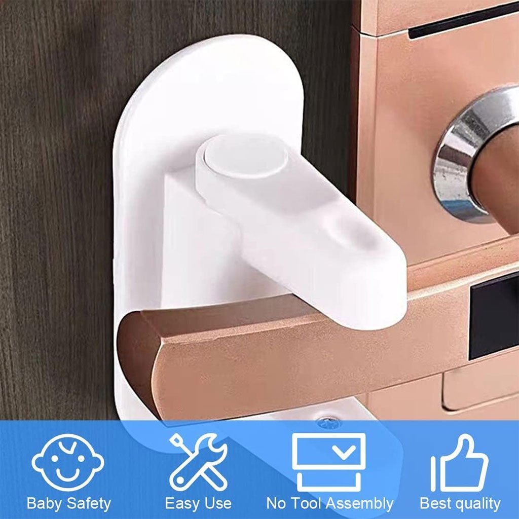 Serrure Anti-Overture Bloque-portes et Fenêtres pour Enfants 3Pcs - الصورة 4