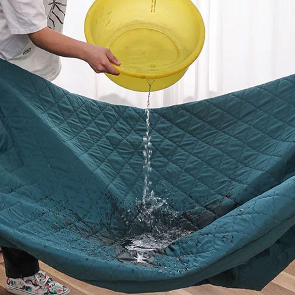 Ensemble 3Pcs Couvre-lit imperméable 2 Places Avec 2 Couvre Oreillers épais - الصورة 5