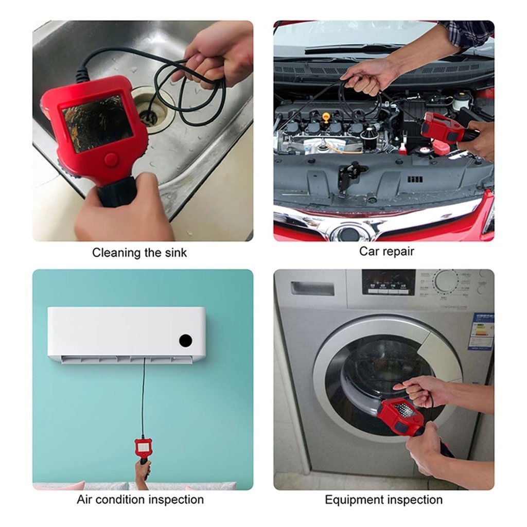 Caméra d’inspection endoscope industrielle avec écran LCD – كاميرة للأمكان الضيقة مع شاشة - الصورة 6