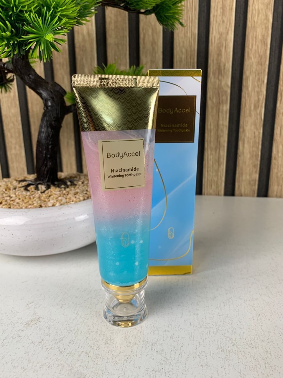 Dentifrice blanchissant à la niacinamide BodyAccel – معجون تبييض الأسنان - الصورة 4