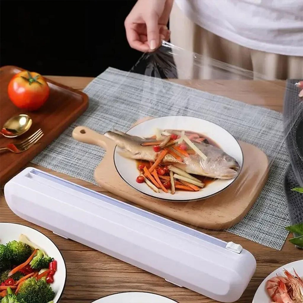 Distributeur de Film Alimentaire Étirable en Cuisine – موزع ورق في المطبخ - الصورة 6