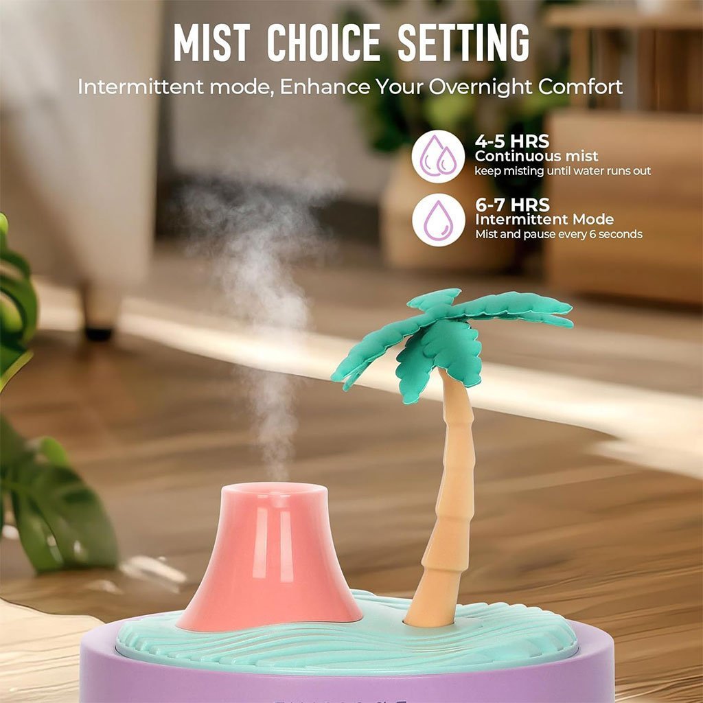 Humidificateur Portable avec Décoration de Paysage et Grand Réservoir de 320 ml – معطر جو محمول - الصورة 4