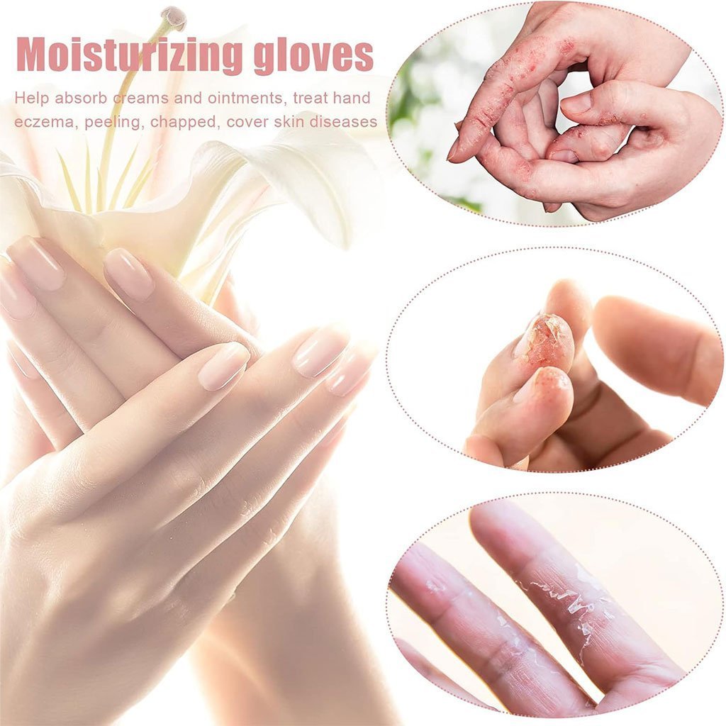 Gants hydratants en coton pour écran tactile - الصورة 4