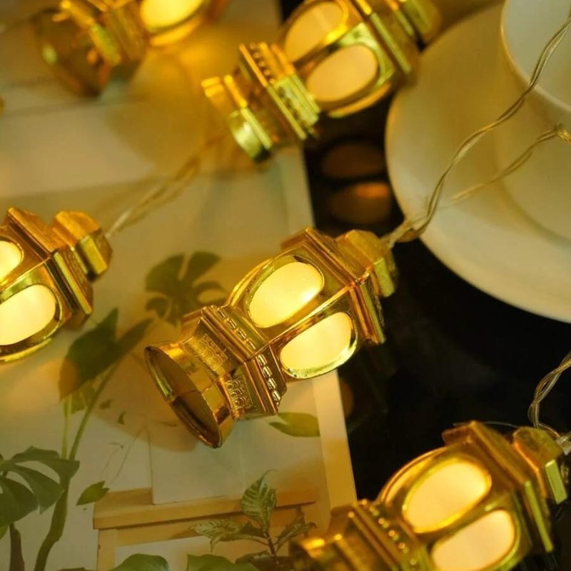 Guirlande lumineuse ampoules en forme de tour 10 pièces - الصورة 2